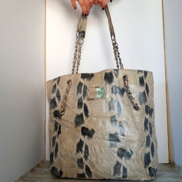 KenetCole reactión snake print shoulder womans  bag - Picture 1 of 14